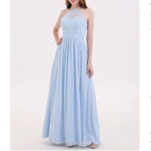 Prom Dress Sky Blue US 2